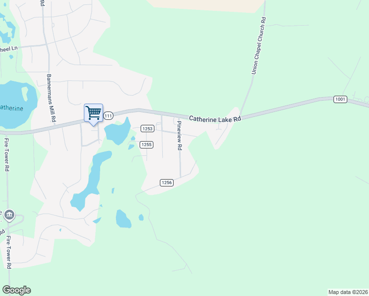 map of restaurants, bars, coffee shops, grocery stores, and more near 802 Quail Ln in Richlands