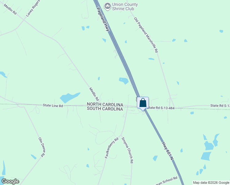 map of restaurants, bars, coffee shops, grocery stores, and more near 6217 Stack Road in Monroe