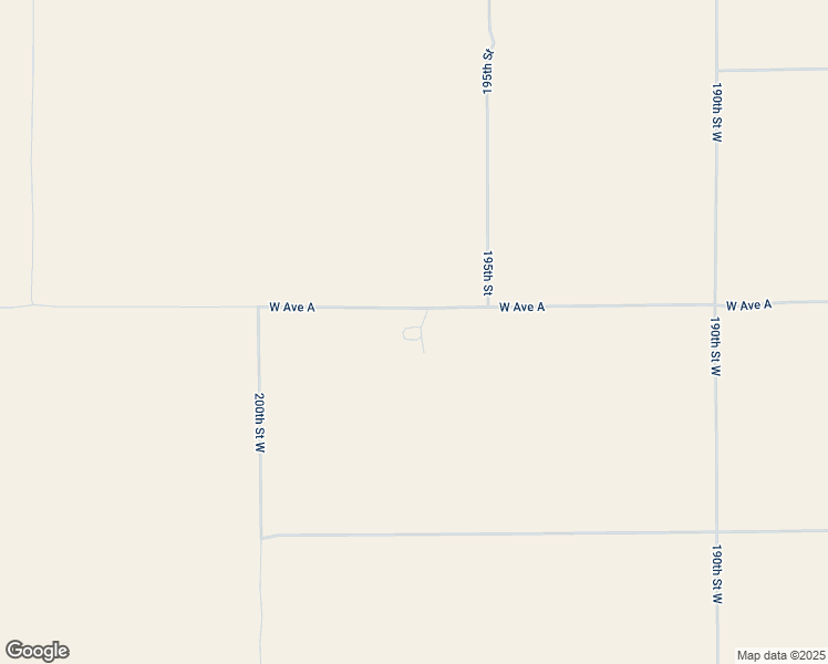 map of restaurants, bars, coffee shops, grocery stores, and more near 19620 West Avenue A in Lancaster