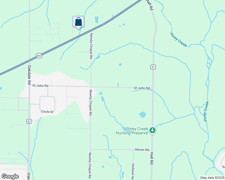 map of restaurants, bars, coffee shops, grocery stores, and more near 23676 Saint John Road in Athens