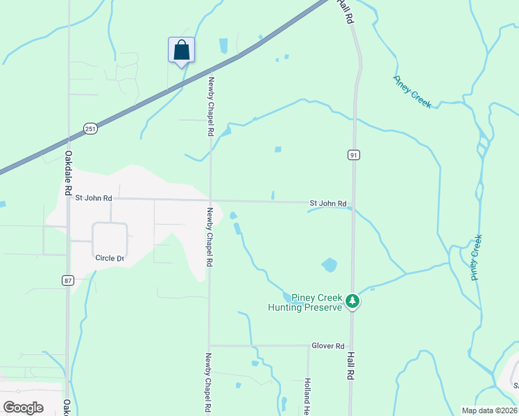 map of restaurants, bars, coffee shops, grocery stores, and more near 23676 Saint John Road in Athens