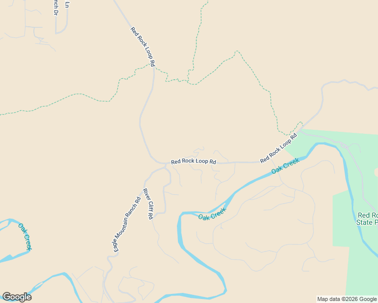 map of restaurants, bars, coffee shops, grocery stores, and more near 4821 Red Rock Loop Road in Sedona