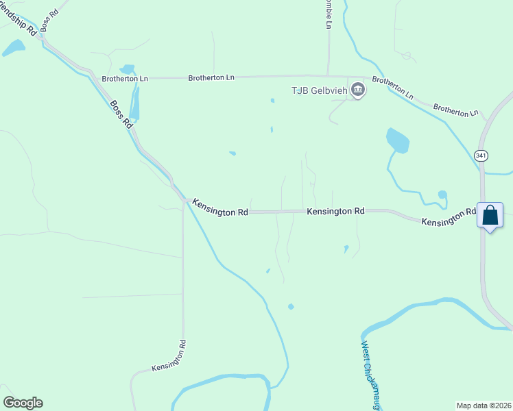 map of restaurants, bars, coffee shops, grocery stores, and more near 13 Crysben Drive in Chickamauga