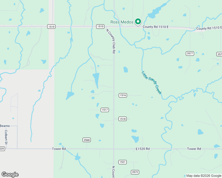 map of restaurants, bars, coffee shops, grocery stores, and more near 11503 County Road 3570 in Ada