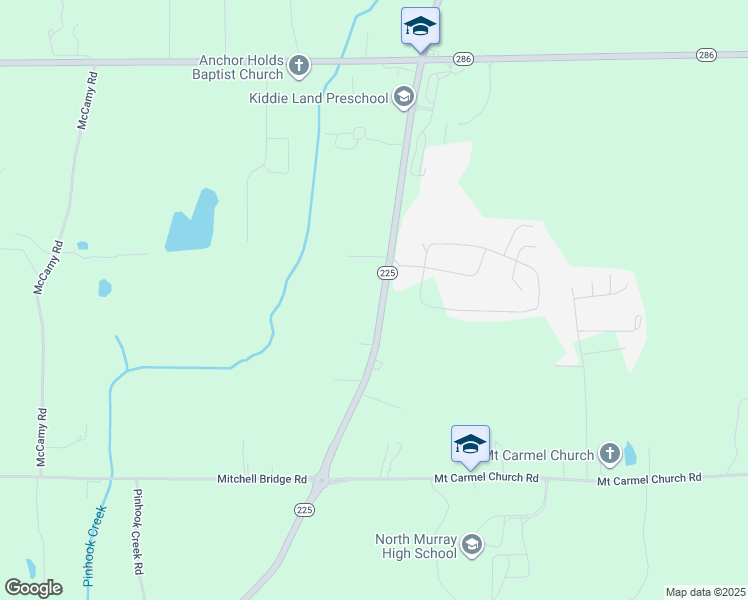 map of restaurants, bars, coffee shops, grocery stores, and more near 4083 Georgia 225 in Chatsworth