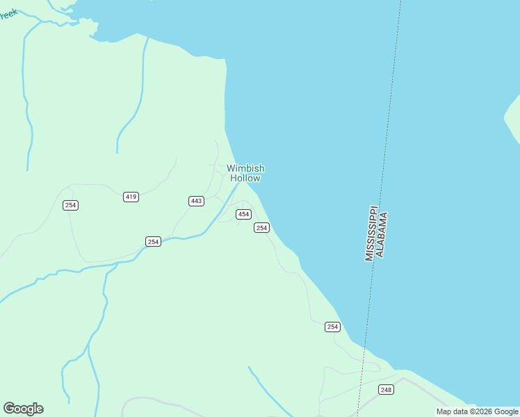 map of restaurants, bars, coffee shops, grocery stores, and more near 181 County Road 254 in Iuka