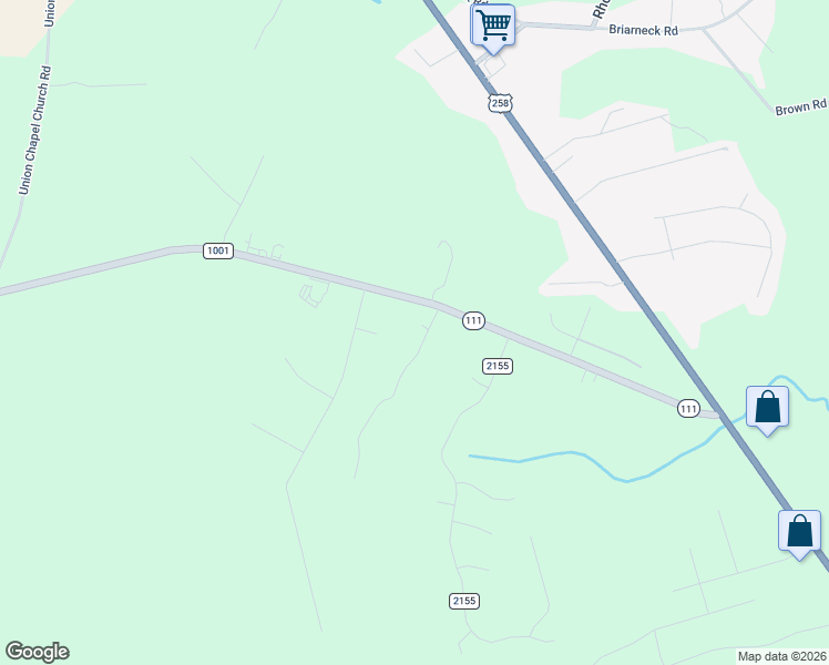 map of restaurants, bars, coffee shops, grocery stores, and more near 114 Lindsey James Ln in Jacksonville