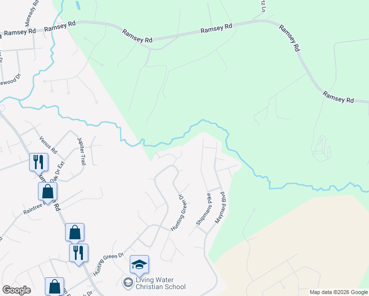map of restaurants, bars, coffee shops, grocery stores, and more near 912 Laurel Lane in Jacksonville