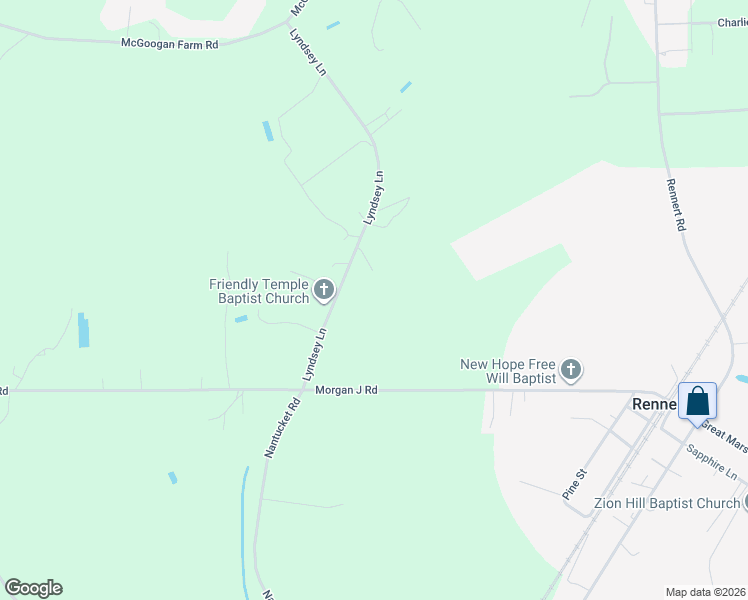 map of restaurants, bars, coffee shops, grocery stores, and more near 308 Lindsey Lane Road in Red Springs