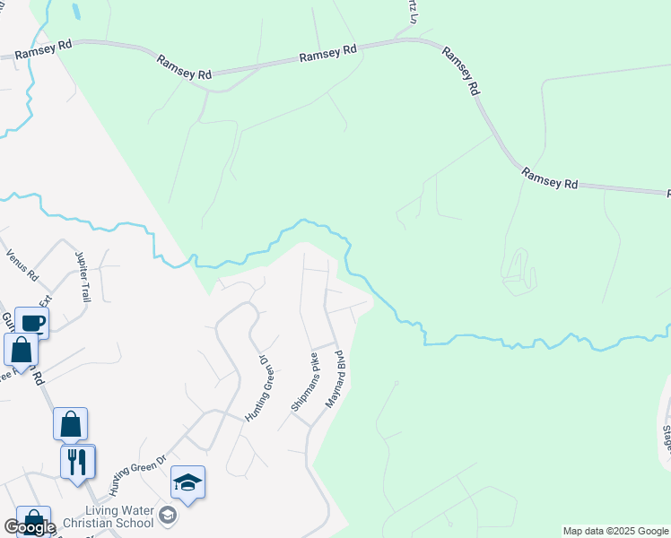 map of restaurants, bars, coffee shops, grocery stores, and more near 900 Maynard Boulevard in Jacksonville