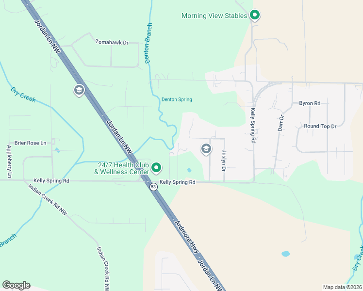 map of restaurants, bars, coffee shops, grocery stores, and more near 433 Kelly Spring Road in Harvest