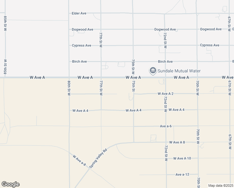 map of restaurants, bars, coffee shops, grocery stores, and more near 6818 West Avenue A2 in Lancaster