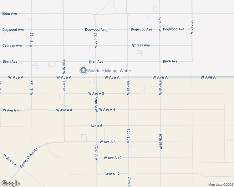 map of restaurants, bars, coffee shops, grocery stores, and more near West Avenue A2 in Los Angeles County