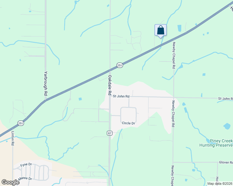 map of restaurants, bars, coffee shops, grocery stores, and more near 23045 County Road 54A in Athens