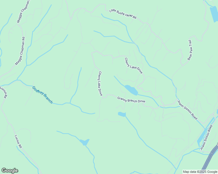 map of restaurants, bars, coffee shops, grocery stores, and more near 1427 Cherry Log Street in Cherry Log