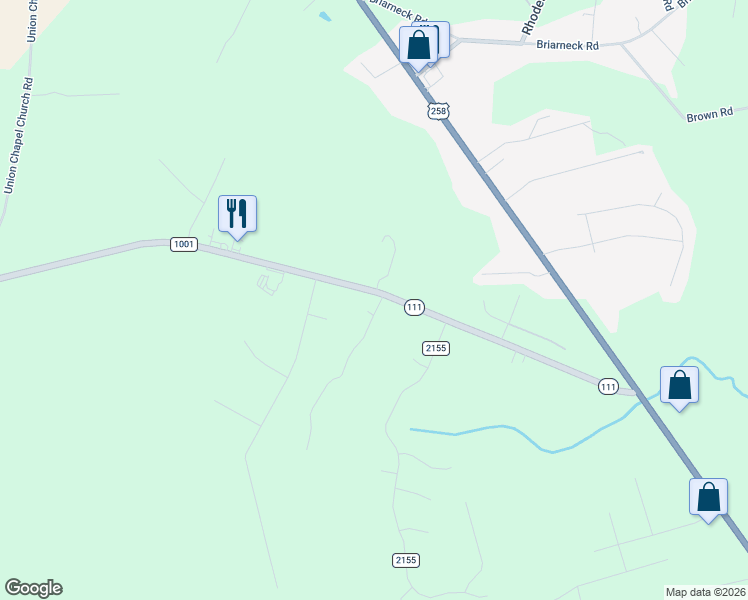 map of restaurants, bars, coffee shops, grocery stores, and more near 114 Lindsey James Lane in Jacksonville