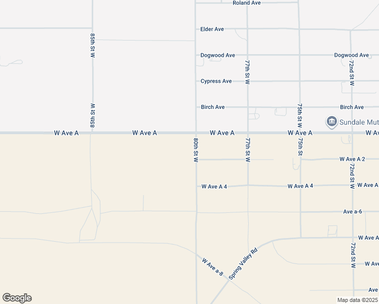 map of restaurants, bars, coffee shops, grocery stores, and more near West Avenue A 2 in Los Angeles County