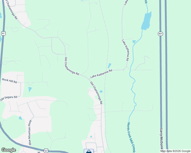 map of restaurants, bars, coffee shops, grocery stores, and more near 651-675 Lake Katherine Road in Whitfield County