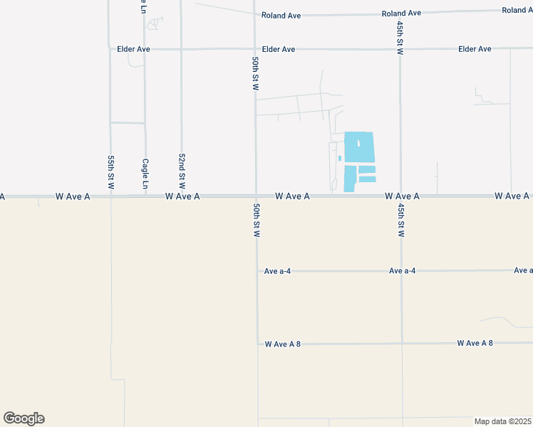 map of restaurants, bars, coffee shops, grocery stores, and more near 4842 West Avenue A in Rosamond