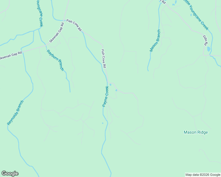 map of restaurants, bars, coffee shops, grocery stores, and more near 6464 Fish Cove Road in Blairsville