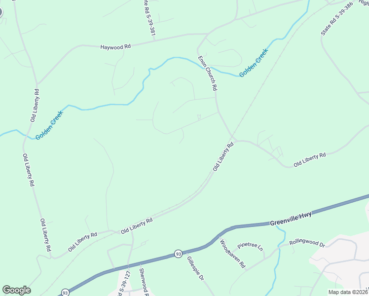 map of restaurants, bars, coffee shops, grocery stores, and more near 109 Turkey Trot Court in Easley