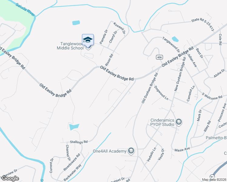 map of restaurants, bars, coffee shops, grocery stores, and more near 25 Peggy Court in Greenville