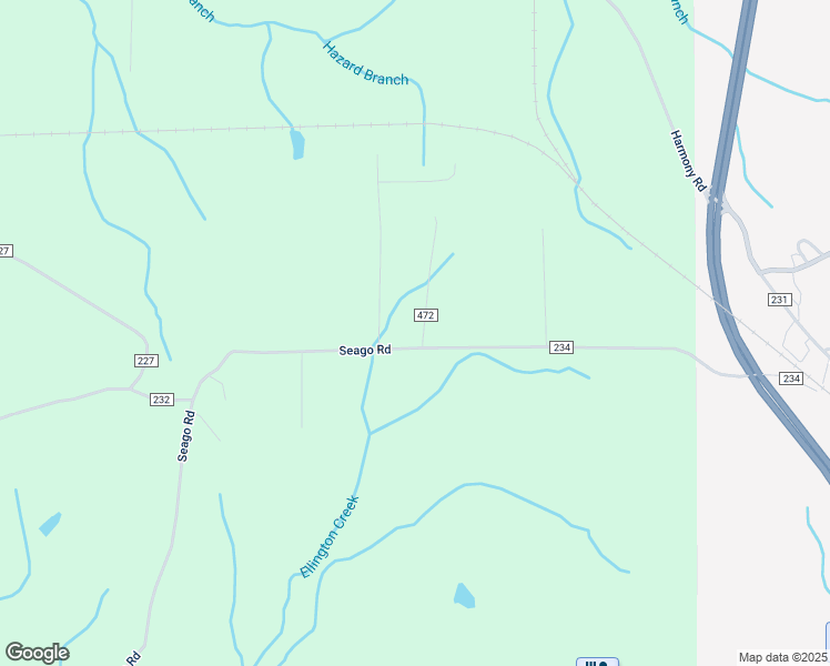map of restaurants, bars, coffee shops, grocery stores, and more near 111-139 Seago Road in Iuka