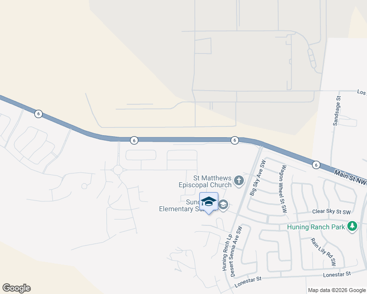 map of restaurants, bars, coffee shops, grocery stores, and more near 300 Rio Chama Circle Southwest in Los Lunas