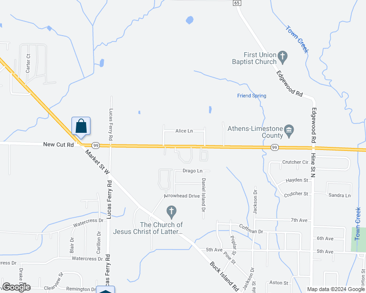 map of restaurants, bars, coffee shops, grocery stores, and more near 1711 West Elm Street in Athens