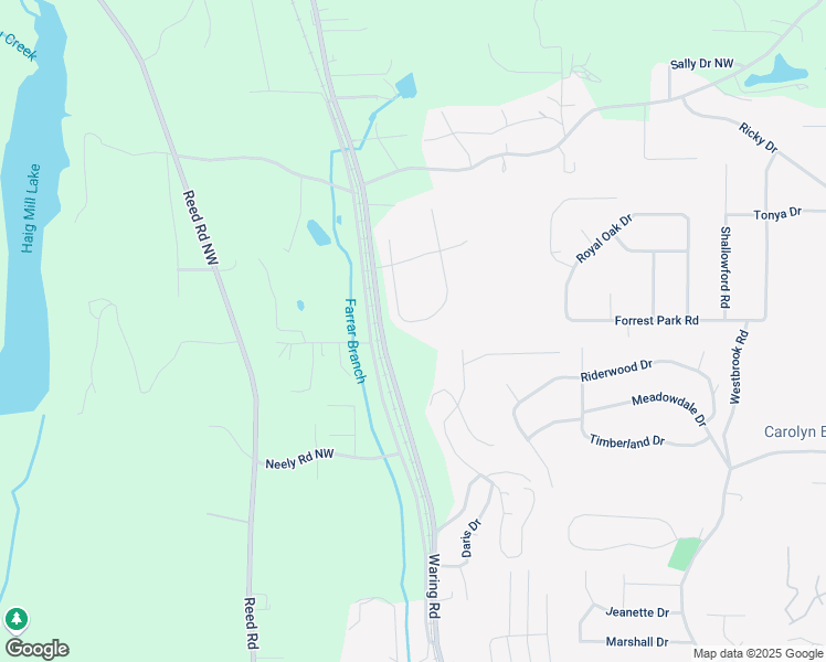 map of restaurants, bars, coffee shops, grocery stores, and more near 4034 Sydney Circle in Dalton