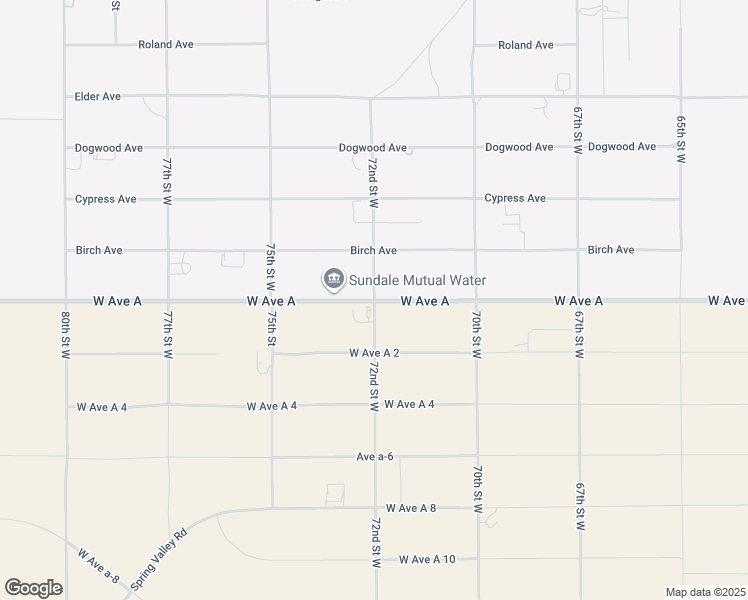 map of restaurants, bars, coffee shops, grocery stores, and more near 2 72nd Street West in Rosamond