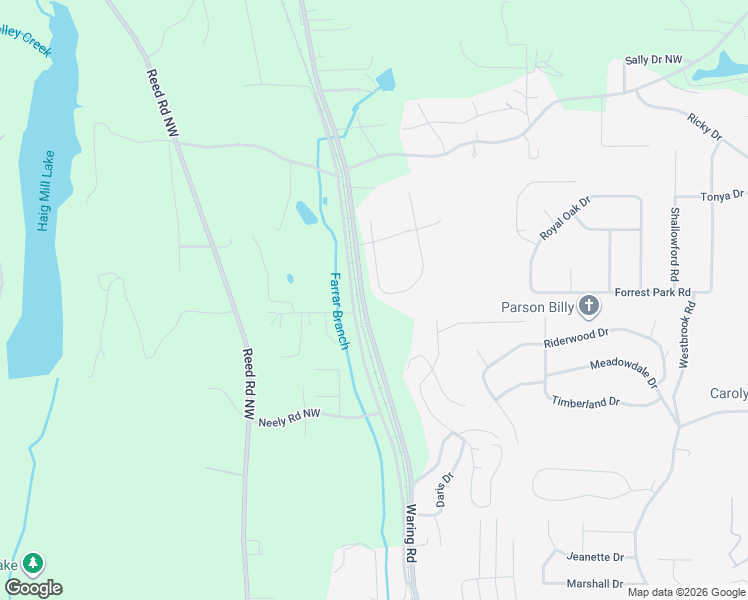 map of restaurants, bars, coffee shops, grocery stores, and more near 4026 Sydney Circle in Dalton