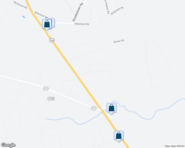 map of restaurants, bars, coffee shops, grocery stores, and more near 204 Bright Leaf Lane in Jacksonville