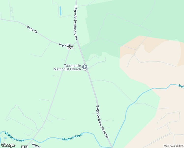 map of restaurants, bars, coffee shops, grocery stores, and more near 2032 Belgrade-Swansboro Road in Maysville