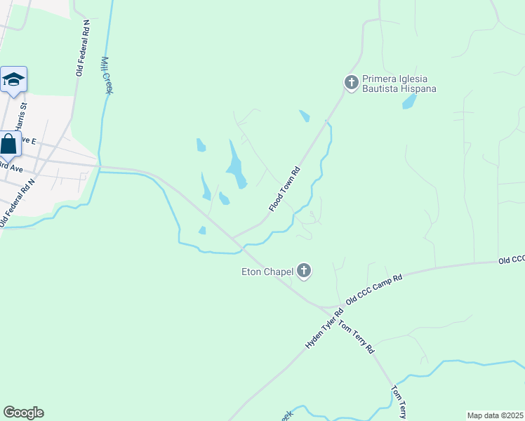 map of restaurants, bars, coffee shops, grocery stores, and more near 135 Flood Town Road in Chatsworth