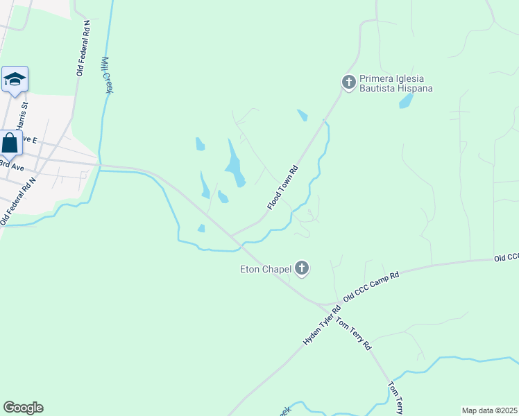 map of restaurants, bars, coffee shops, grocery stores, and more near 135 Flood Town Road in Chatsworth
