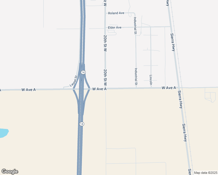 map of restaurants, bars, coffee shops, grocery stores, and more near 0 20th Street West in Rosamond