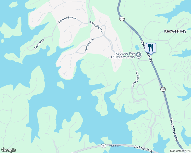 map of restaurants, bars, coffee shops, grocery stores, and more near 8 Lookout Lane in Salem