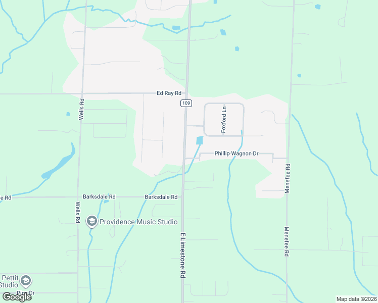 map of restaurants, bars, coffee shops, grocery stores, and more near 18240 East Limestone Road in Athens