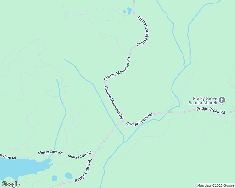 map of restaurants, bars, coffee shops, grocery stores, and more near 3507 Charlie Mountain Road in Tiger