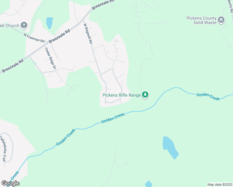 map of restaurants, bars, coffee shops, grocery stores, and more near 300 Morning Dew Court in Liberty