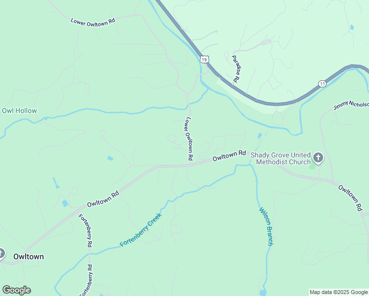 map of restaurants, bars, coffee shops, grocery stores, and more near 2364 Lower Owltown Road in Blairsville