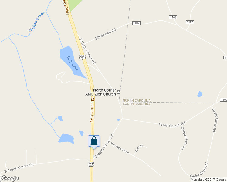 map of restaurants, bars, coffee shops, grocery stores, and more near 3928 East North Corner Road in Lancaster