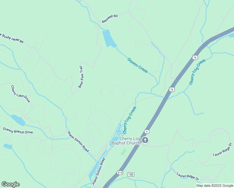 map of restaurants, bars, coffee shops, grocery stores, and more near 389 Tall Timber Mountain Road in Blue Ridge