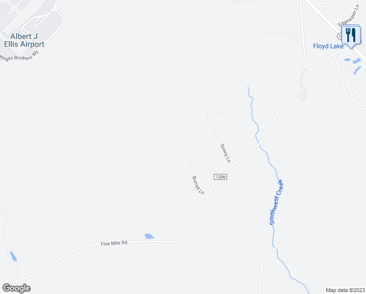 map of restaurants, bars, coffee shops, grocery stores, and more near 124 Burrell Lane in Richlands