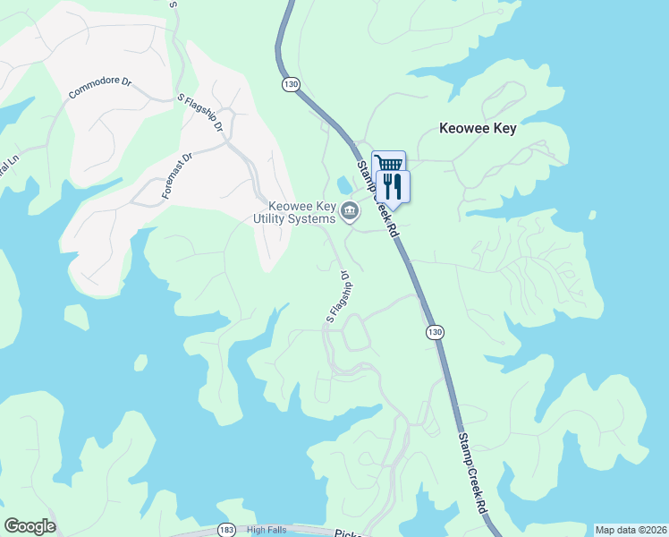 map of restaurants, bars, coffee shops, grocery stores, and more near 103 Harbor Lights Drive in Salem