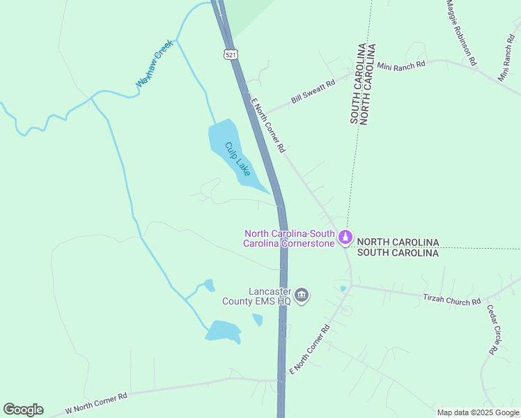 map of restaurants, bars, coffee shops, grocery stores, and more near 131 North Corner Estates Road in Lancaster