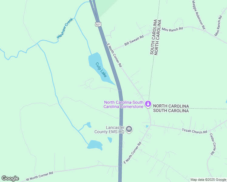 map of restaurants, bars, coffee shops, grocery stores, and more near 131 North Corner Estates Road in Lancaster