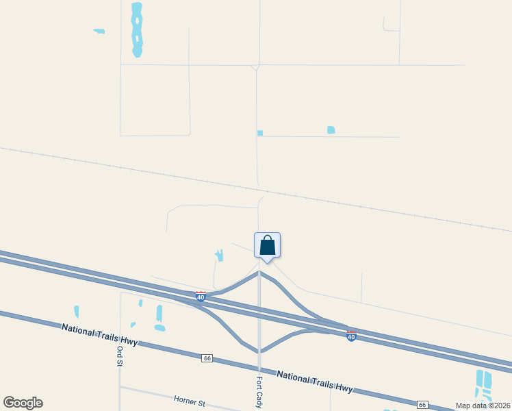 map of restaurants, bars, coffee shops, grocery stores, and more near 31312 Fort Cady Road in Newberry Springs