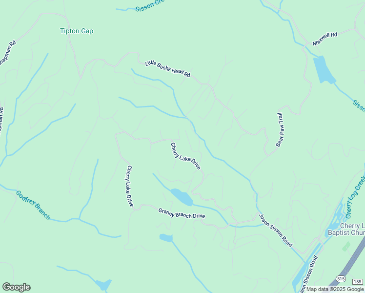 map of restaurants, bars, coffee shops, grocery stores, and more near 726 Cherry Lake Drive in Blue Ridge